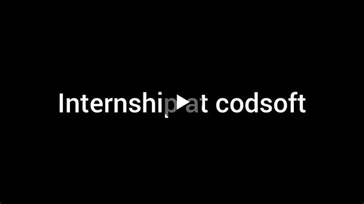 #codsoft #webdevelopment #internship | Payal Shinde