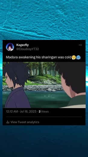 Madara Awakens Sharingan - Uchiha Power Revealed