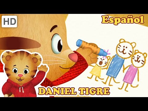 Daniel Tigre en Español 🖍️🌈🖌️ ¡Colorea Conmigo! | Videos para Niños