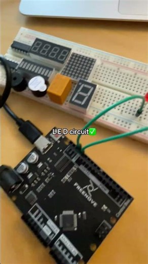 Writing the first program... #engineering #student #homelab #learningtech #arduino