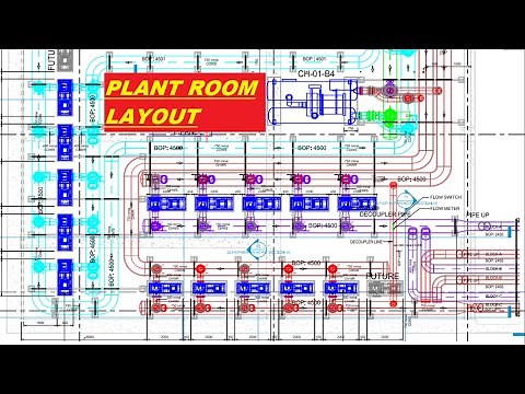 Chiller Plant Room layout Drawing | Training for Construction engg | Live Training Session-6 |