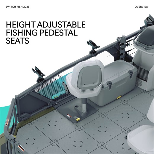 Introducing the 2025 Switch Fish, with modular design and versatility for exceptional fishing days and family adventures | Sea-Doo