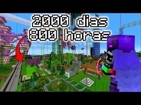 DESCARGA MI SURVIVAL TECNICO DE 2000 DIAS en MINECRAFT | Actualizado
