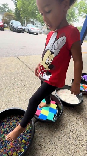 Teaching the Five Senses—with our feet! 👣✨ Instead of using our hands to explore touch, we use our feet. I fill bins with different sensory materials, and students take off their shoes and socks to walk through each one. At the end, they step into a bin of soapy water, dry their feet, and practice independent skills by putting their shoes and socks back on by themselves. Such a fun, hands-on (or feet-on!) sensory activity! | Preschool Vibes