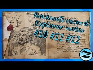 ROCKWELL EXPLORER NOTES #10+11+12 LOCATIONS!! | ARK: Survival Evolved