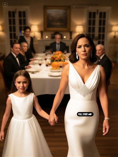 My daughter was told to eat in the kitchen at Thanksgiving — I stayed silent, took her hand, and what happened next shattered our family’s Christmas. My father looked at my twelve-year-old daughter like she was nothing more than furniture in his way. 'You can eat in the kitchen,' he said, his voice carrying that same dismissive tone he’d used for forty years. 'Adults only at this table.' I watched my daughter's face crumble. Meredith had spent an hour that morning styling her hair and picking ou