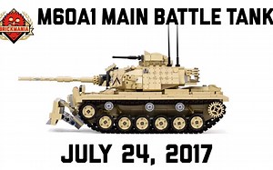 【Brickmania TV】M60A1 Main Battle Tank - Custom Military Lego