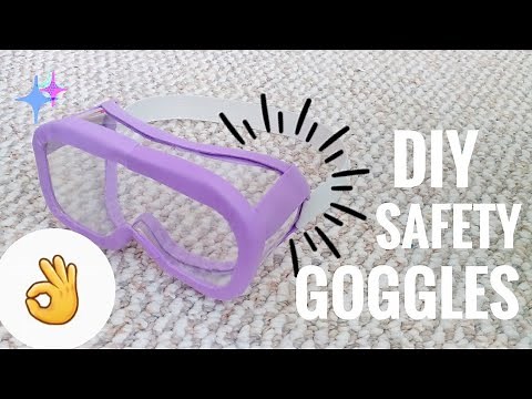 DIY safety goggles ! |very easy!