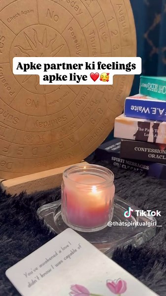 Apke partner ki feelings apk liye ❤️🔮 #tarot #love #tiktok #viral #trending