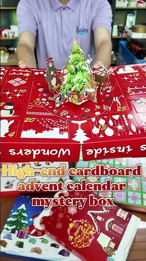 Christmas Advent Calendar Blind Box Packaging | Custom Gift Box