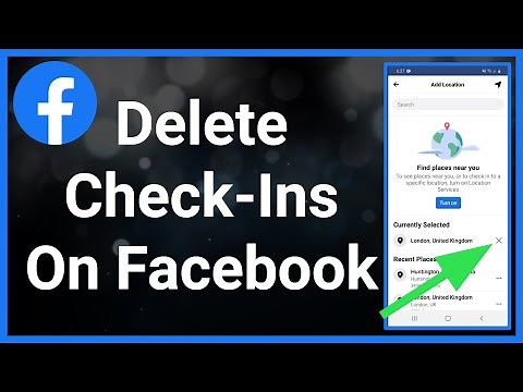 How To Delete Check-Ins On Facebook