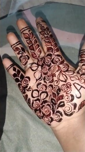 beautiful mehndi designs...A letter 💌 #mehndi #like #hennastyle #comment #subscribe #share