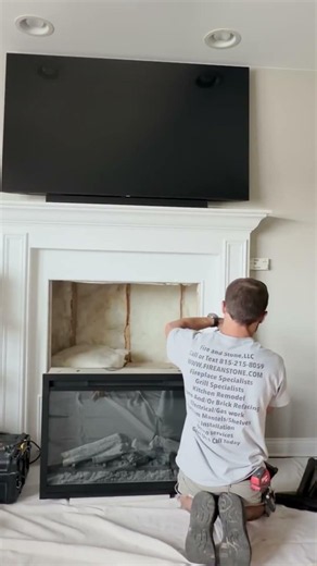 How to remove a electric fireplace