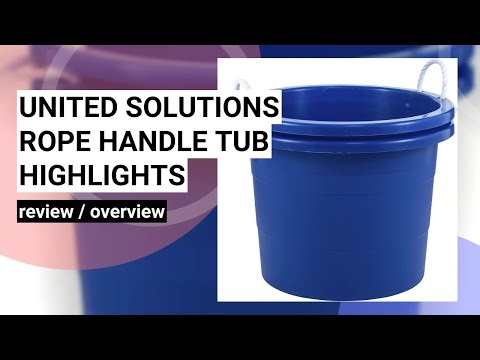 Review of the United Solutions Easy-Access 19-Gallon Rope Handle Storage Tub