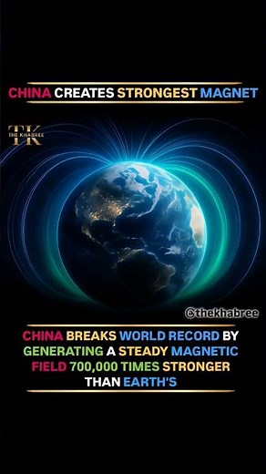 China Creates Strongest Magnet Ever: 700,000× Earth’s Field!