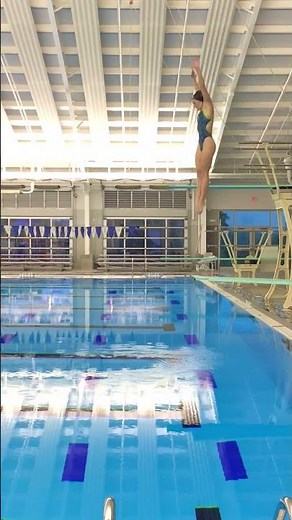 How to do a front flip straight (102, 102A) on 1 meter - Diving Basics