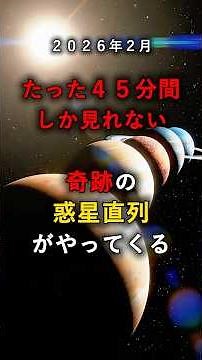 A miracle lasting only 45 minutes: A planetary alignment is coming, where six planets will line u...