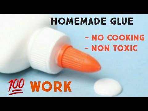 diy homemade white glue | how to make glue at home without cooking | 2 min glue fevicol glue