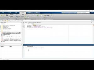 Como ingresar los valores por teclado en una matriz en Matlab.