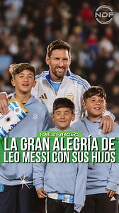 La gran alegría de Leo Messi junto a sus hijos 😍 #leomessi #messi #lionelmessi #argentina #futbol | Noticias del Futbol