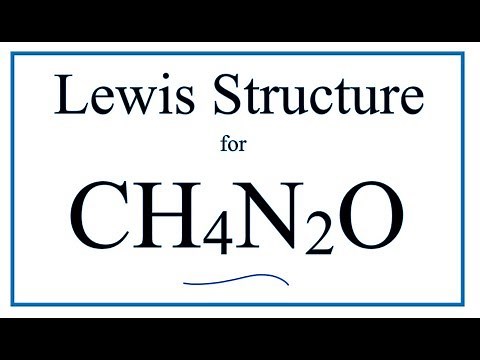How to Draw the Lewis Dot Structure for CH4N2O / CO(NH2)2 : Urea