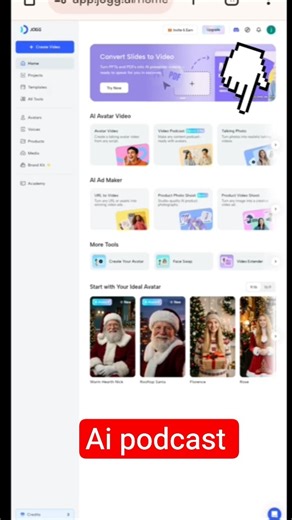AI Se Video Kaise Banaye: Want to create professional podcast videos using JoggAI?