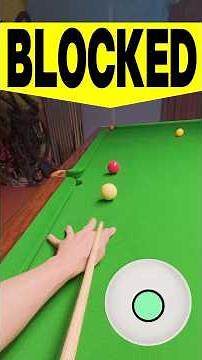 Snooker Practice Break Blocked 🧱 GoPro Headcam POV