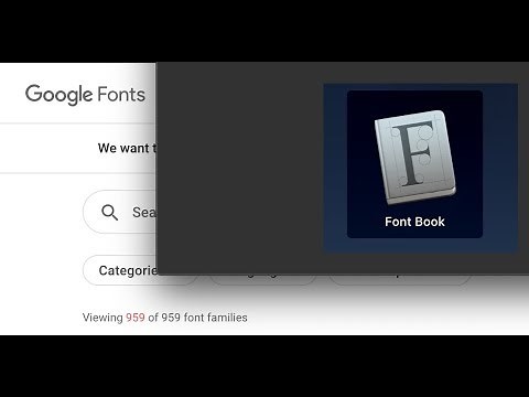 How to install fonts on your Mac from Google Fonts