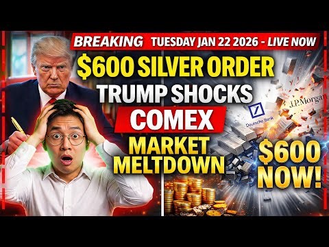 Historic $600 Silver Order: Trump Triggers COMEX Meltdown LIVE