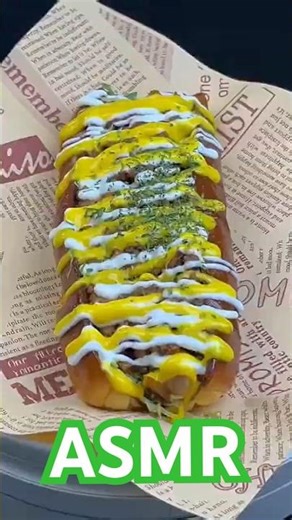 🌭 ASMR HOTDOG – Satisfying BBQ Beef Hot Dog Sounds | Crunch, Sizzle & Bite 🔥