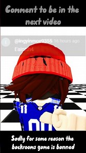 The backrooms game got banned 😔