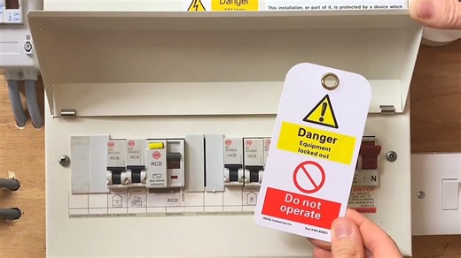 How to Lock Off an MCB #electricalwiring #electricaltesting #electrician #electricians #Electricaltrainingvideos #apprenticeelectrician #electricaltraining #electricalwork #apprentice #electricalapprentice #ElectricalWork #electric #apprenticeship #GSHElectrical #Electricalwiring #electrican #wiring #Apprenticeship #electrical #safeisolation #testing | GSH Electrical Training