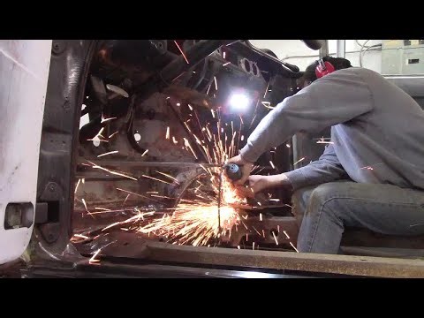 1955 Gasser Build Removing The Floor Pans ~ Part 23 (TAKE 2)