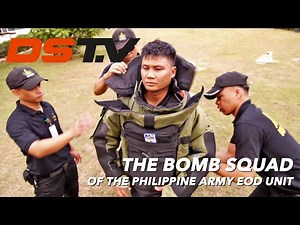 The Bomb Squad Of The Philippine Army Explosive Ordnance Disposal Unit In Action