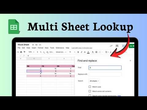 How to search across multiple sheets in Google Sheets