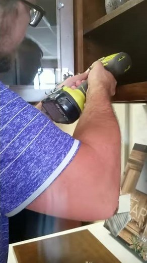 Install 90 degree hinge stop