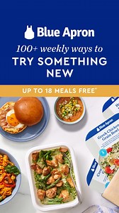 Variety is always on the menu. 2025 is the year you discover new ingredients, flavor combos, and favorite recipes. Get up to 18 free meals across the first 5 weeks of a new subscription! | Blue Apron | Facebook