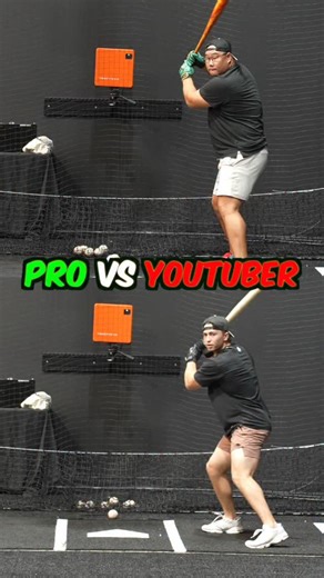 114K views · 10K reactions | Pro vs YouTuber Challenge. Watch until the end... @tommytroy5 #baseball #challenge #fypシ | Eric Sim | Facebook