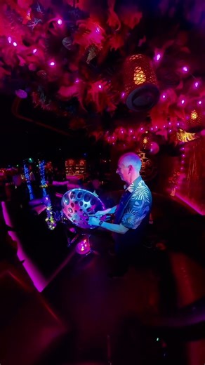 Performing my song Island Currents on steel pan in downtown Chicago