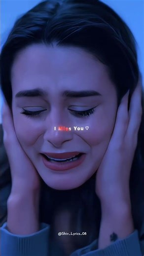 Koi Aaye Na Rabba 🥺💔 || New Version || Sad Aesthetic Lyrics || #lyrics.#sad.#status #brokenheart 😭 l