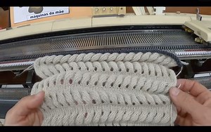 [Knitting machine]创意针织视频教程028