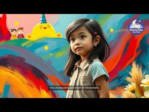 🎨 The Girl Who Traveled Through Paintings – A Magical Bedtime Story for Kids