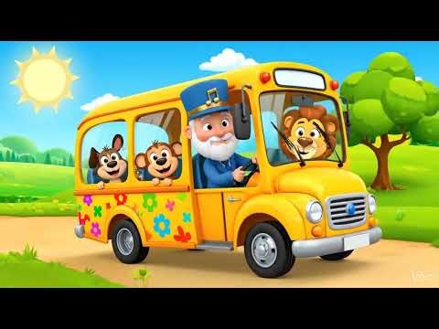 Wheels on Pippin’s Bus with Animals! 🐶