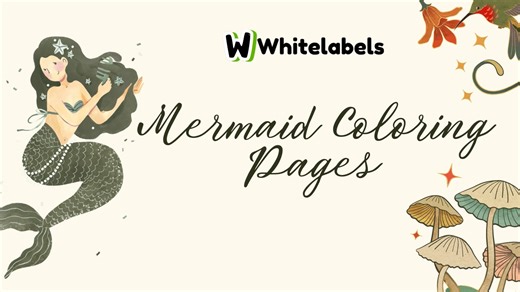 1000+ Mermaid Coloring Pages