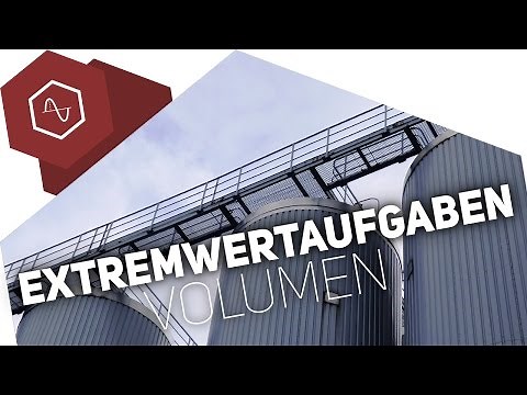 Extreme value problems with volume – example can - Abitur