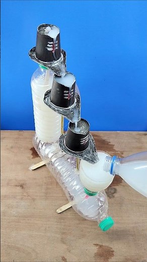 Self-Pouring Milk Shivlinga Fountain – Science Behind the Flow! #shorts #science #diy #experiment