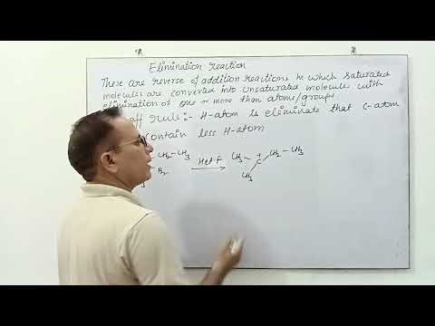 ELIMINATION REACTIONS WITH MECHANISM