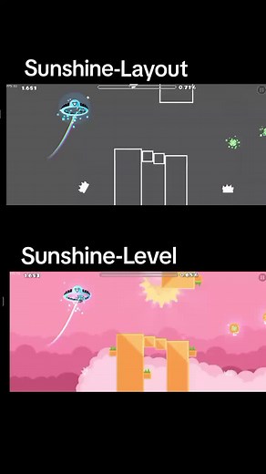 Exploring the Sunshine Layout in Geometry Dash