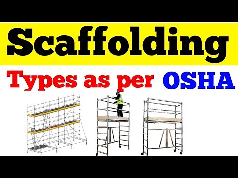 Types of Scaffolding || Types of Scaffold as per OSHA || Scaffolding || Scaffolding Safety