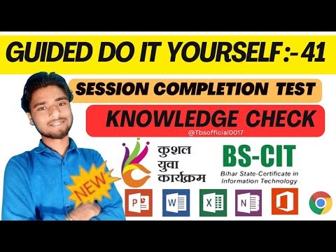 GUIDED DO-IT-YOURSELF SESSION 41 | BS-CIT SESSION 21